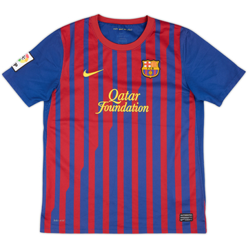 2011-12 Barcelona Home Shirt - 8/10 - (XL.Boys)