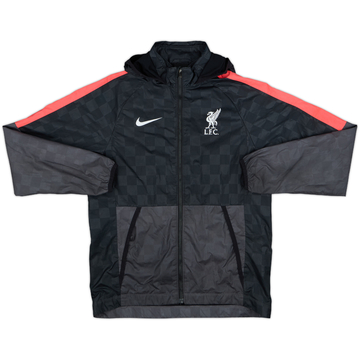 2020-21 Liverpool Nike Hooded Track Jacket - 8/10 - (L.Boys)
