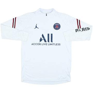 2021-22 Paris Saint-Germain Jordan 1/4 Zip Drill Top - 8/10 - (M)