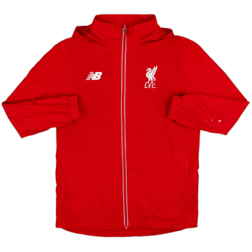 2015-16 Liverpool New Balance Hooded Track Jacket - 7/10 - (L.Boys)