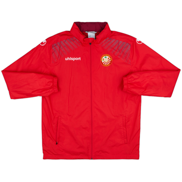 2016-17 Portadown Uhlsport Hooded Rain Jacket - 8/10 - (L)