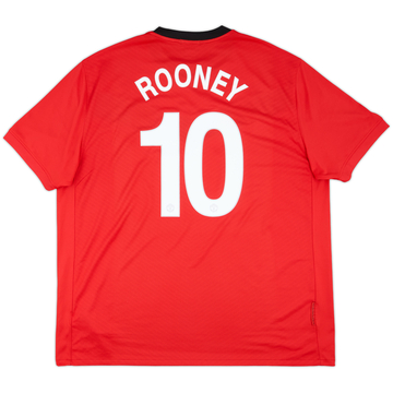2009-10 Manchester United Home Shirt Rooney #10 - 10/10 - (3XL)