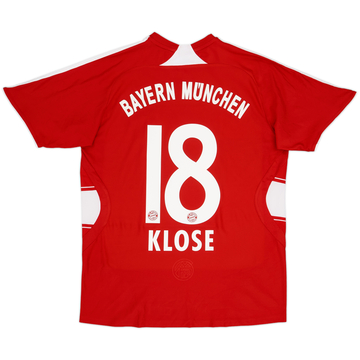 2007-08 Bayern Munich Home Shirt Klose #18 - 8/10 - (XL.Boys)