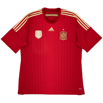 2013-15 Spain Home Shirt - 9/10 - (XL)