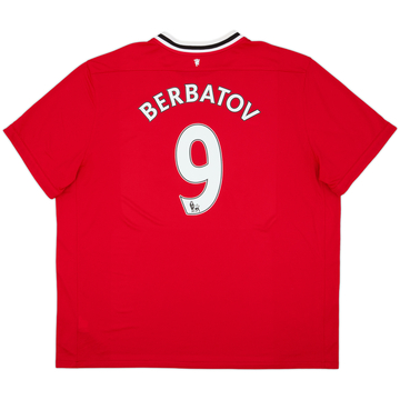 2011-12 Manchester United Home Shirt Berbatov #9 - 8/10 - (3XL)