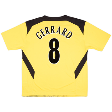 2004-06 Liverpool Away Shirt Gerrard #8 - 9/10 - (XL)