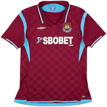 2009-10 West Ham Home Shirt - 9/10 - (Women's L)