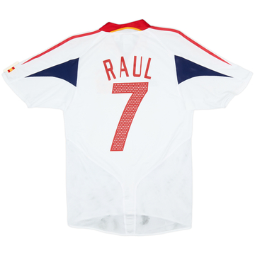2004-06 Spain Away Shirt Raul #7 - 8/10 - (S)