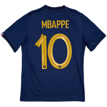 2022-23 France Home Shirt Mbappe #10 - 9/10 - (S)