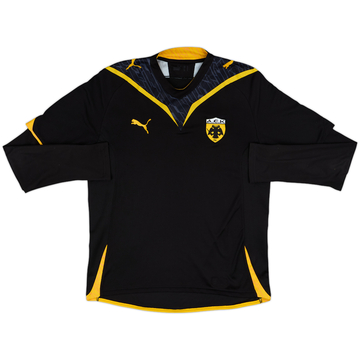 2009-10 AEK Athens Away L/S Shirt - 8/10 - (M)