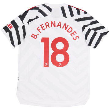 2020-21 Manchester United Authentic Third Shirt B.Fernandes #18 - 8/10 - (L)