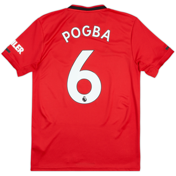 2019-20 Manchester United Home Shirt Pogba #6 - 9/10 - (S)
