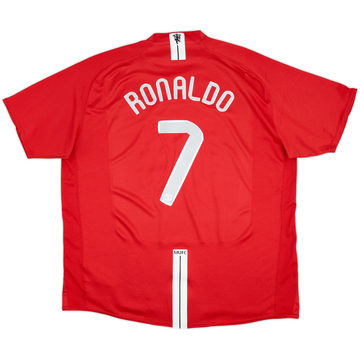 2007-09 Manchester United Home Shirt Ronaldo #7 - 6/10 - (3XL)