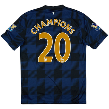 2013-14 Manchester United Away Shirt Champions #20 - 8/10 - (M)