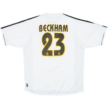 2003-04 Real Madrid Home Shirt Beckham #23 - 5/10 - (L)