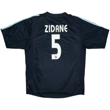 2003-04 Real Madrid Away Shirt Zidane #5 - 8/10 - (M)