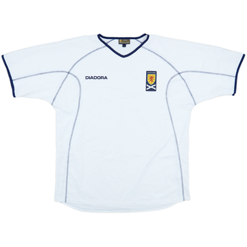 2003-04 Scotland Diadora Training Shirt - 9/10 - (XL)