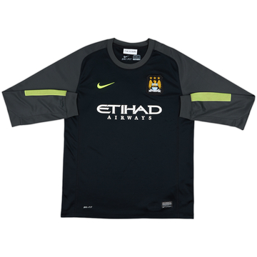 2013-14 Manchester City GK Shirt - 6/10 - (XL.Boys)