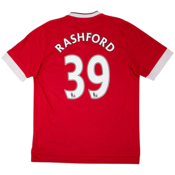 2015-16 Manchester United Home Shirt Rashford #39 - 6/10 - (L)