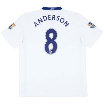 2008-10 Manchester United Away Shirt Anderson #8 - 8/10 - (L)