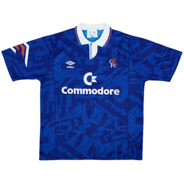 1991-93 Chelsea Home Shirt - 8/10 - (L)