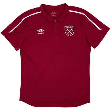 2018-19 West Ham Umbro Polo Shirt - 9/10 - (L)