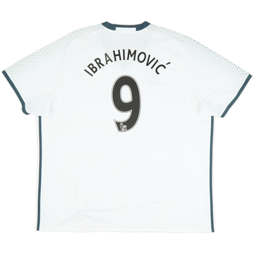 2016-17 Manchester United Third Shirt Ibrahimovic #9 - 8/10 - (3XL)