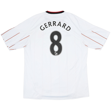 2010-11 Liverpool Away Shirt Gerrard #8 - 6/10 - (XL)