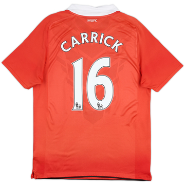 2010-11 Manchester United Home Shirt Carrick #16 - 5/10 - (M)