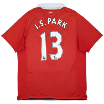 2010-11 Manchester United Home Shirt J.S.Park #13 - 5/10 - (L)