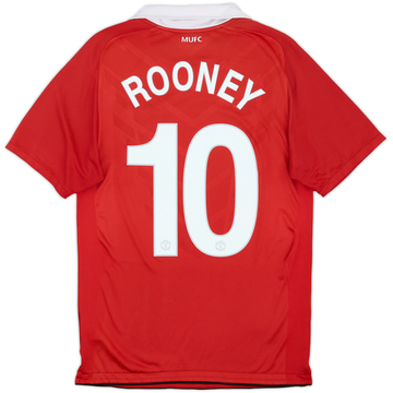 2010-11 Manchester United Camiseta Titular Rooney #10 - 6/10 - (S)