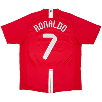 2007-09 Manchester United Home Shirt Ronaldo #7 - 5/10 - (L)