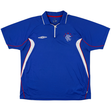 2006-07 Rangers Umbro 1/4 Zip Training Shirt - 6/10 - (XL)