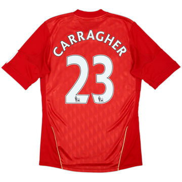 2010-12 Liverpool Home Shirt Carragher #23 - 7/10 - (S)