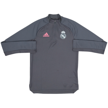 2020-21 Real Madrid adidas 1/4 Zip Drill Top - 8/10 - (XS)
