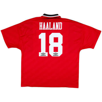 1994-96 Nottingham Forest Home Shirt Haaland #18 - 9/10 - (XXL)