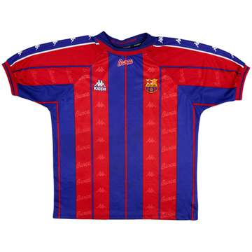 1997-98 Barcelona Home Shirt - 8/10 - (L)