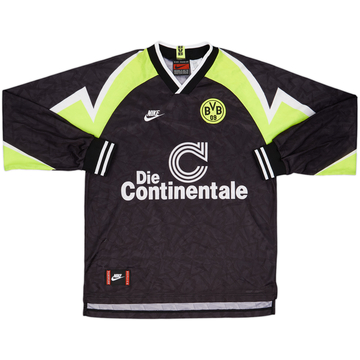 1995-96 Borussia Dortmund Away L/S Shirt - 8/10 - (L)