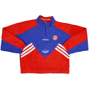 1995-96 Bayern Munich adidas 1/4 Zip Fleece Top - 8/10 - (M/L)