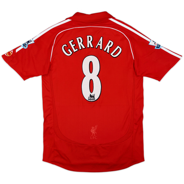 2006-08 Liverpool Home Shirt Gerrard #8 - 5/10 - (S)