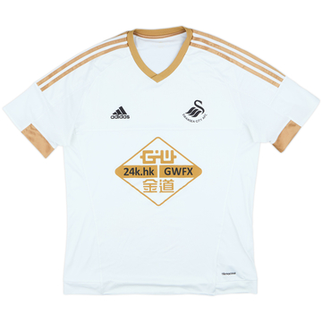 2015-16 Swansea Home Shirt - 6/10 - (L)