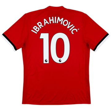 2017-18 Manchester United Home Shirt Ibrahimovic #10 - 9/10 - (M)