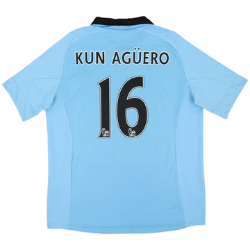 2012-13 Manchester City Home Shirt Kun Aguero #16 - 8/10 - (XL)