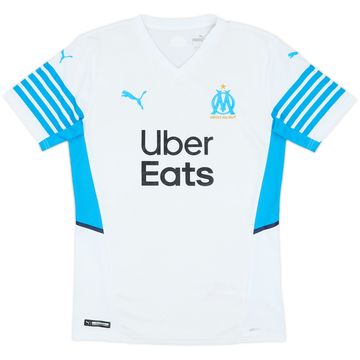 2021-22 Olympic Olympique Marseille Home Shirt - 7/10 - (S)