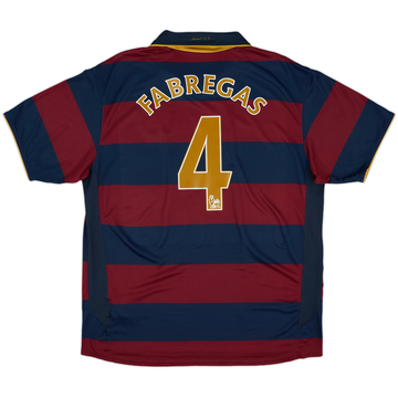 2007-08 Arsenal Third Shirt Fabregas #4 - 8/10 - (XL)