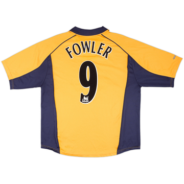 2000-02 Liverpool Away Shirt Fowler #9 - 7/10 - (XL)