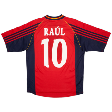 1998-99 Spain Home Shirt Raul #10 - 5/10 - (M)