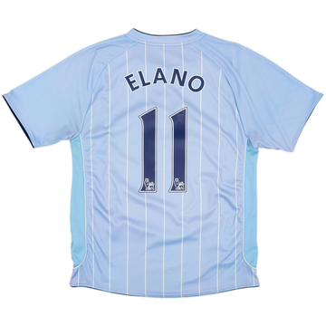 2007-08 Manchester City Home Shirt Elano #11 - 4/10 - (M)