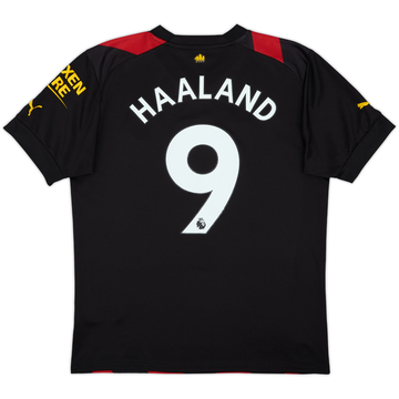 2022-23 Manchester City Away Shirt Haaland #9 - 8/10 - (M)