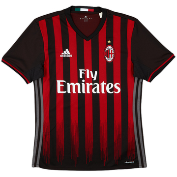 2016-17 AC Milan Home Shirt - 8/10 - (S)